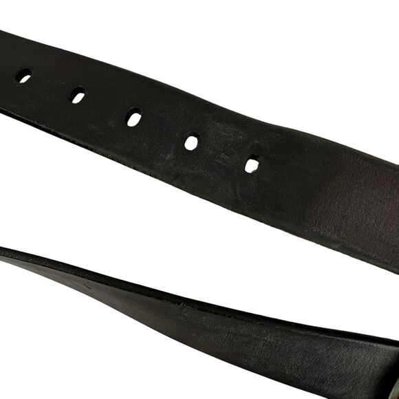 Lot of 2 Silpada Designs Genuine Leather Belt Z9027 Brown Black - Picture 3 of 9